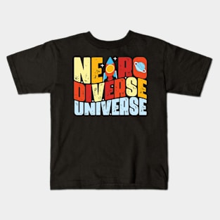 Neurodiverse Universe Shirt Kids T-Shirt